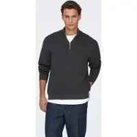 Only & Sons Trui 'ONSTing' donkergrijs