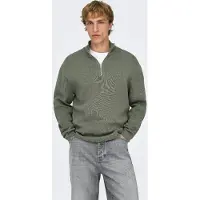 Only & Sons Trui 'ONSTing' grijs gemêleerd