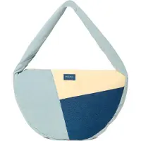 Studio Noos denim crossbody tas Patchwork blauw All over print