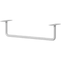 Bogart Nicole Badkamerhanger - Stijlvolle metalen handdoekhouder | Kleur: Wit | Maat: 26,6x6,8x7 cm
