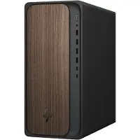 HP OmniDesk Desktop AI M03-0772nd Intel Core Ultra 7 265 16 GB DDR5-SDRAM 1 TB SSD Windows 11 Home Tower PC AI PC Hout, Zwart