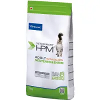 Virbac Veterinary HPM Adult Neutered & Entire Cat with Salmon | 12 kg