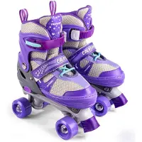 Ginza.se - Adjustable Side-by-Side Roller Skates - Size 35-38