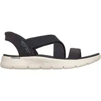 SKECHERS Sandaal 'Slip-Ins: Go Walk Flex Sandal - Glimmer Up' donkerblauw
