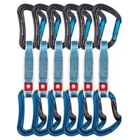 Ocun - Raven QD Zoom 6-Pack - Klimset 12 cm, blauw