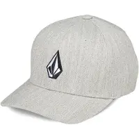 Volcom - Full Stone Heather Flexfit Hat - Pet S/M, grijs