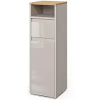Vicco Halfhoge kast Majest Kasjmier 30.2 x 96.3 cm met lade en deur, Model 58692