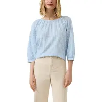 s.Oliver Blouse lichtblauw / natuurwit