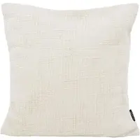 NOVÉE Sierkussen chenille stripe crème | 45 x 45 cm | polyester