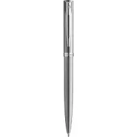 Waterman Impression Balpen | Medium Punt met Blauwe Inktvulling | Roestvrij Staal met Palladium-Gecoate Afwerking | Geschenkdoos