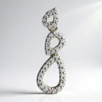 Cavill - Zilveren Hanger - 925 Sterling Zilver - 39 Cambodjaanse Zirkonen 0 505 ct - Ronde Briljant - Elegante Tijdloze Sieraden