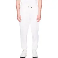 Armani Exchange Heren Witte crème joggingbroek (L), Casual, Katoen XM002353AF21869U1074