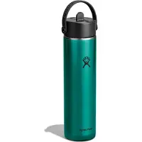 Hydroflask - Lightweight Wide Flex Straw Cap - Isoleerfles 710 ml, turkoois