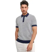 Blue industry De fijngebreide polo |
