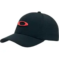 Oakley Apparel Pet Men Tincan Pitch Black/Flame Red (S/M)
