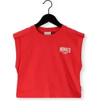 Retour Jeans T-shirt met backprint rood Meisjes Katoen Ronde hals Backprint - maat 122/128