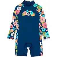 Roxy - Kid's Morning Flower Springsuit - Lycra 2 Years, blauw