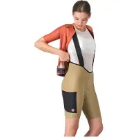 Castelli - Women's Unlimited Endurance DT Bibshort - Fietsbroek M, beige