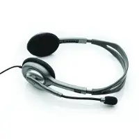 Logitech H110 Stereo Headset, ruisonderdrukkende microfoon, compatibel met Windows