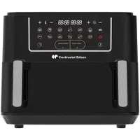 Continental Edison Olievrije airfryer - - CEFR2400TB - 2600 W - 10,5 L - Zwart
