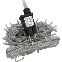 Mojawo LED-lichtketting met 200 lampjes, geschikt voor binnen- en buitengebruik, warmwit