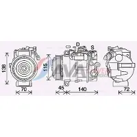Ava Cooling MSAK710 Aircopomp