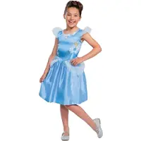 Liragram DISNEY Prinses - CINDERELLA, Cinderella Basic Plus , Maat M (7-8 jaar), Meisjes