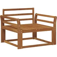 vidaXL Buiten Midden Sofa Naturel