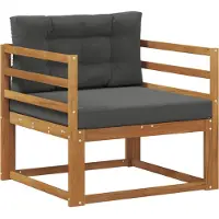 vidaXL Buiten Midden Sofa Naturel