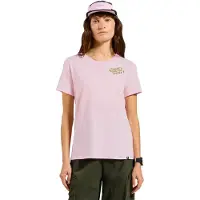 Odlo T-Shirt Women Cotton Blend There's More Out There Hyper Pink-XS