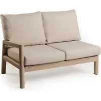 Tierra Outdoor Sevilla 2-zits lounge bank rechts champagne