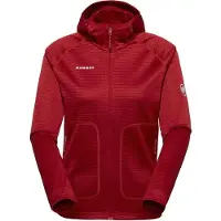 Mammut - Women's Crag ML Hooded Jacket - Fleecevest L, rood
