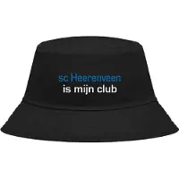 Nilton Buckethoed met tekst: sc Heerenveen is mijn club.
