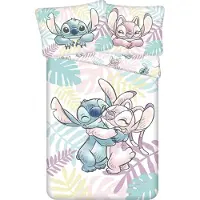 Disney Stitch en Angel dekbedovertrek Knuffel 140 x 200 cm - 70x90cm