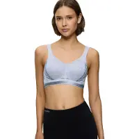 Triaction by triumph Sport bh ' Triaction Cardio Flow ' smoky blue / pastelblauw