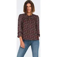ONLY Blouse 'ONLDITSY' lila / oranje / lichtrood / zwart