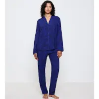 Triumph Pyjama ' Boyfriend Fit ' blauw