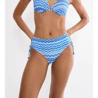 Triumph Swimwear Bikinibroek ' Red Label Mix & Match Summer ' blauw / wit