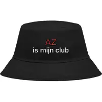 Niltons Buckethoed met tekst: AZ is mijn club.