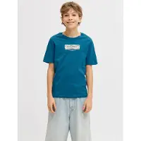 Jack & Jones Junior Shirt 'JCOBREEZE' beige / cyaan blauw / kaki / wit