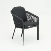 Vita Belladonne fauteuil antraciet