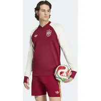 Adidas Tricot 'Spain 26 Away Pre Match Warm' donkerrood / wit