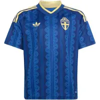 Adidas Functioneel shirt 'Sweden 26 Away Kids' blauw / donkerblauw / geel