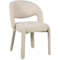 Bronx Eetkamerstoel Dean bouclé taupe