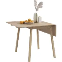 HOMCOM - eettafel - opklapbaar - dennenhout - bruin