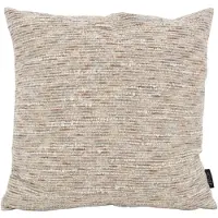NOVÉE Sierkussen chenille taupe/beige | 45 x 45 cm | polyester