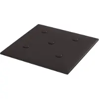 vidaXL Wand Hoofdbord 12 st Zwart Kunstleer
