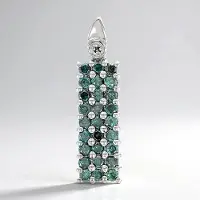 Cavill - Zilveren Hanger 925 Sterling Zilver met Platinering - Fancy Diamanten 1,03 ct - Luxe Hanger Dames - Rond Briljant Slijpsel