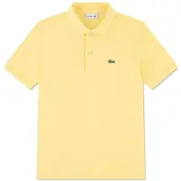 Lacoste Polo Boys Non Organic Petit Pique Jaune-Maat 176