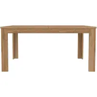 Furniture24 Tafel Tahoe TA-21, uitschuifbare eettafel, 163 x 230 cm. Eettafel voor de eetkamer, uitvoering: Wotan eik